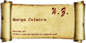 Warga Zelmira névjegykártya